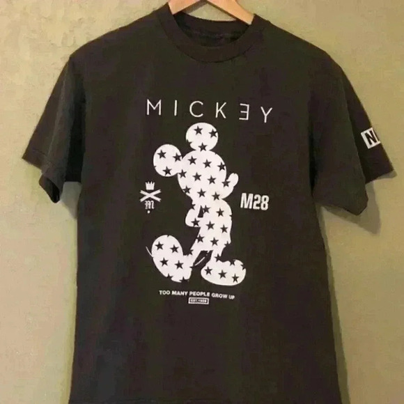 Neff M28 Mickey Mouse Walt Disney World Gray Shirt - Picture 1 of 5